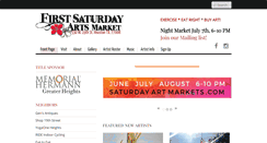 Desktop Screenshot of firstsaturdayartsmarket.com